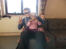 Naty a Míša, můj spojenec ve všech bláznivejch nápadech :-)